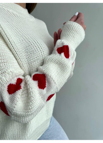 Молочний светр ao147 No Brand