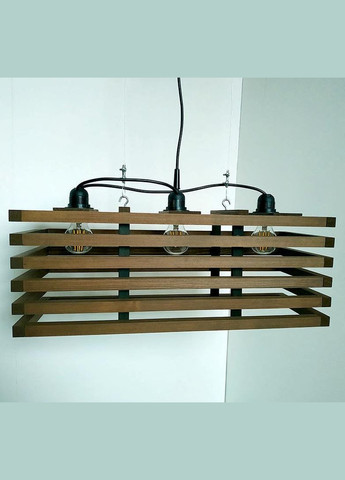 Подвесной светильник из дерева Римбо капучино (ЛЮС-001109) No Brand (328078625)