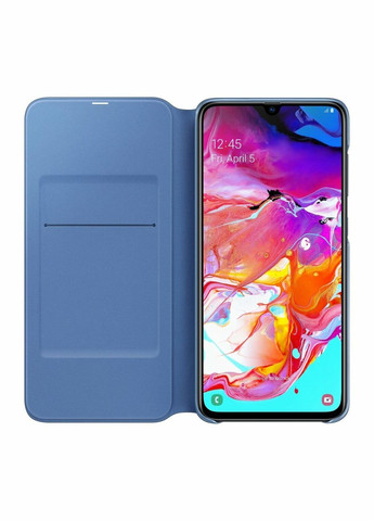 Чехол-книга Wallet Cover для Galaxy A70 SM-A705/Galaxy A70s SM-A707 Black (EF-WA705PBEGRU) Samsung (341491094)