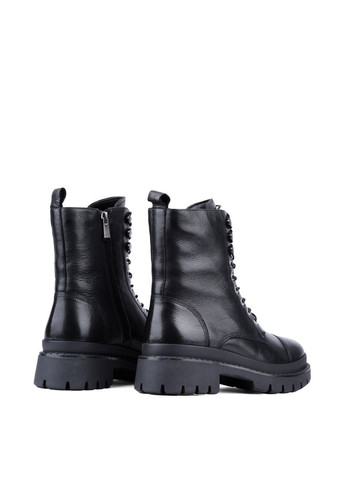 Зимние женские ботинки at0321m-17-777 черная кожа Attizzare