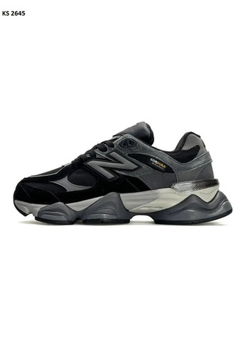 Черные демисезонные кроссовки мужские new balance 9060 black gray нью беланс 9060 No Brand
