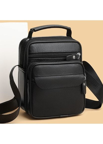 Чоловічі шкіряні сумки планшет 17х21х9, барсетка через плече з ручкою чорна 86802 Bexhill (346529050)