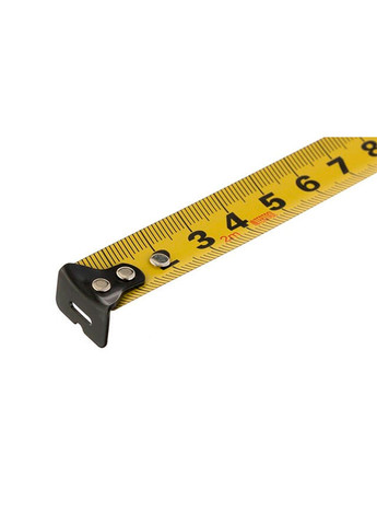 Рулетка вимірювальна 2 м х 16 мм металева з гумовими вставками для точних вимірювань Intertool (332205796)