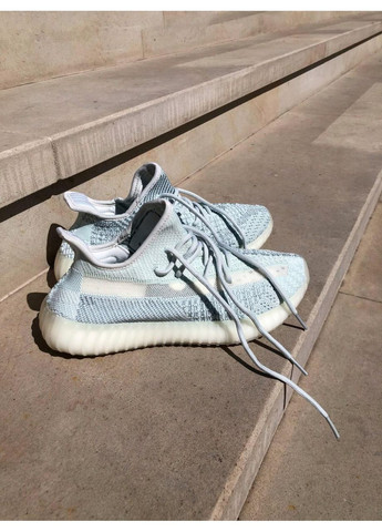 КРОСІВКИ ЖІНОЧІ ADIDAS YEEZY BOOST 350 V2, CLOUD WHITE REFLECTIVE АДІДАС ІЗІ БУСТ No Brand м'ятні демісезони (367171288)