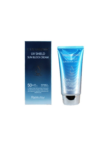FarmStay Сонцезахисний крем із гіалуроновою кислотою Hyaluronic UV Shield Sun Block Cream SPF50 PA 70ml — Крем, Південна Корея (298054003)