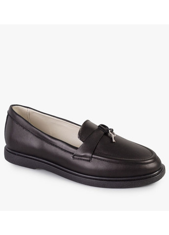 ModaMilano Туфли лоферы женские бренда 8200685_(1) черный з натуральная кожа, украина — демисезон (324259412)