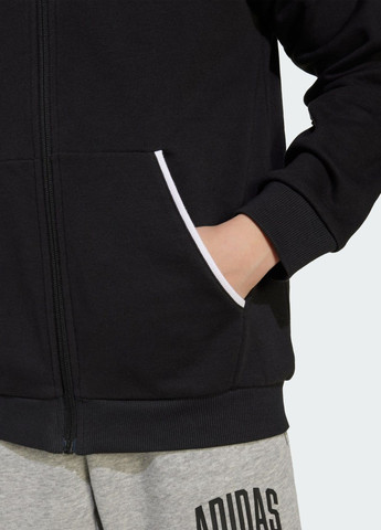 Толстовка Seasonals Essentials Collegiate Typography Full-Zip Kids adidas (336884896)