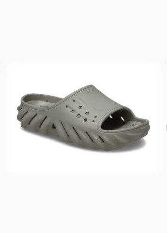 Серые пляжные шлепанцы slide elephant 208170 Crocs