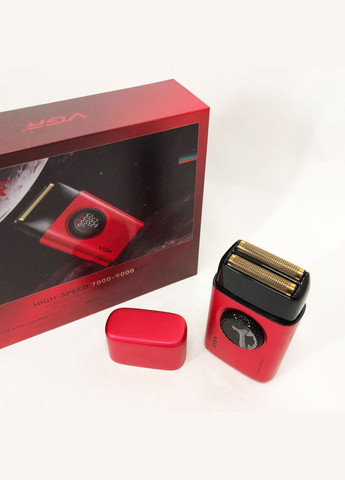 Електробритва V-377 RED шейвер, Електрична акумуляторна бритва для гоління, шейвер чоловічий VGR (364666100)