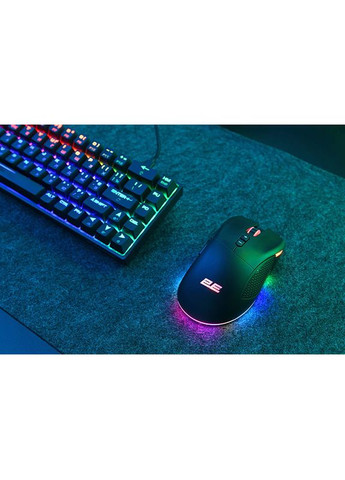 Миша MG350 WL RGB USB Black (2E-MG350UB-WL) 2E Gaming (315622800)