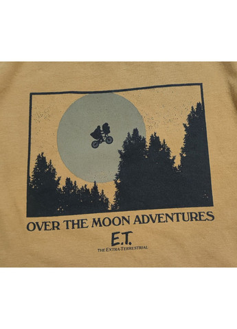 Горчичный демисезонный лонгслив George с рисунком