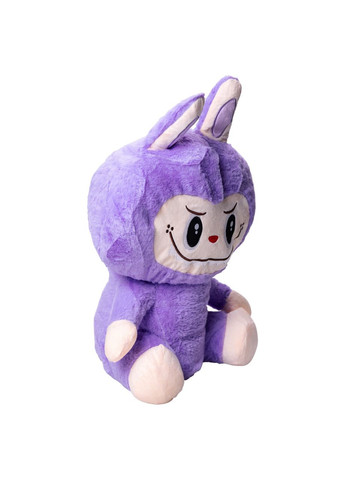 М'яка іграшка-плед, подушка 3 в 1 Лабубу 50 см Фіолетовий ТМ LAB2V Colorful Home (370801720)