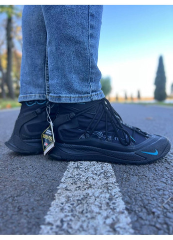 КРОСІВКИ ЖІНОЧІ NIKE ACG TERRA ANTARKTIK BLACK BLUE НАЙК АСГ ТЕРРА АНТАРКТІК No Brand чорні демісезони (368647069)