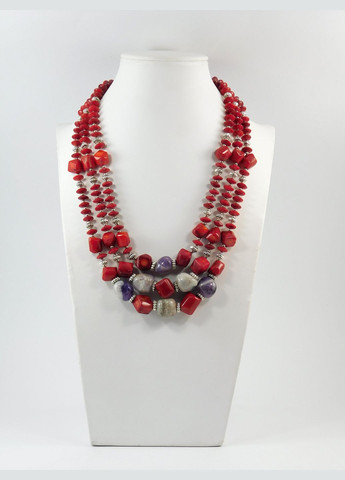 Намисто "Славія" Корал, Аметист Fursa fashion (322316520)