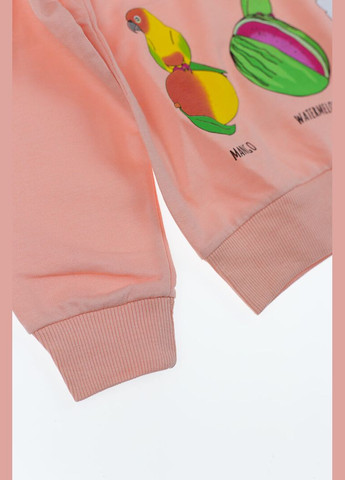 Світшот для дівчинки "Тропік" персиковий 104 см (41287) BABYKROHA (315721320)