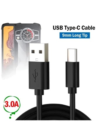 Кабель USB Type C для Blackview BV5100/BV5100 Pro з довгим штекером 10 мм X-level (393769908)