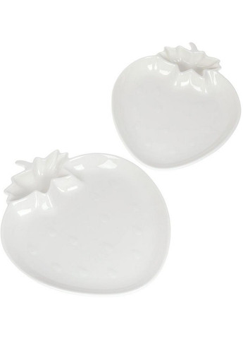 Набор 2 блюда "Клубника" фарфор 25,6х21,4х2,9 см Bona (289459745)