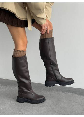 Зимние зимние кожаные сапоги Helen