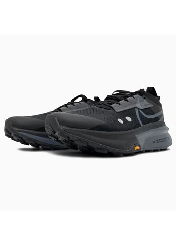 Черные демисезонные кроссовки мужские nike zegama trail 2 zoomx black найк зегама трейл черные No Brand