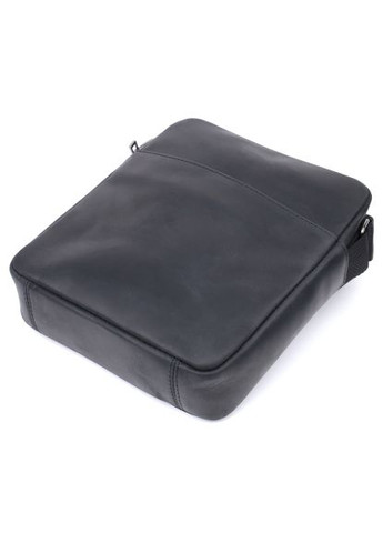 Сумка Через плечо из матовой натуральной кожи Черная (22848) Shvigel Через плече з матової натуральної шкіри Чорна (364661077)