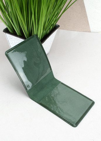 Обкладинка на посвідчення УБД шкіряна зелена HandyCover (302211525)