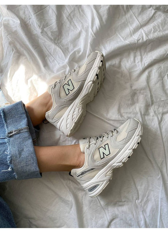 Кросівки New Balance 530 Ivory MR530SH Нью Беланс 530 No Brand бежеві демісезони (366195254)