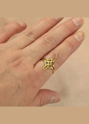 Классическое кольцо женское колечко Рождение Звезды нержавеющая сталь золотистое р регулируемый Fashion Jewelry (290664035)