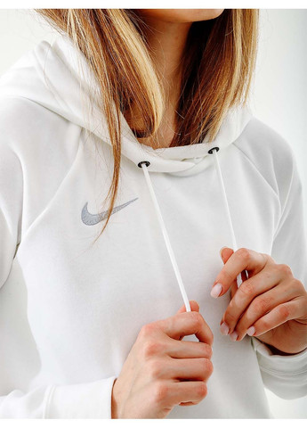 Жіноча Худі FLC PARK20 PO HOODIE Білий Nike (302210413)