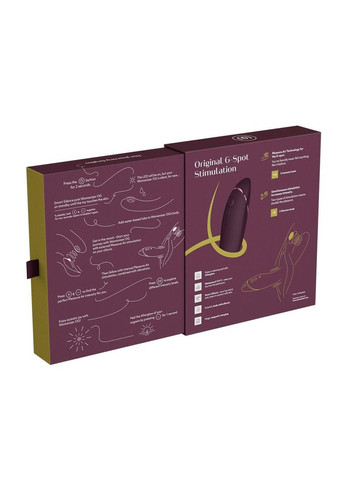 Вакуумний стимулятор для точки G та клітора з вібрацією Womanizer OG Aubergine, 12 рівнів, 3 режими No Brand (366877700)