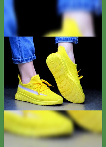 Желтые летние женские кроссовки желтые летние желтого цвета текстильные спортивные Viki кросівки