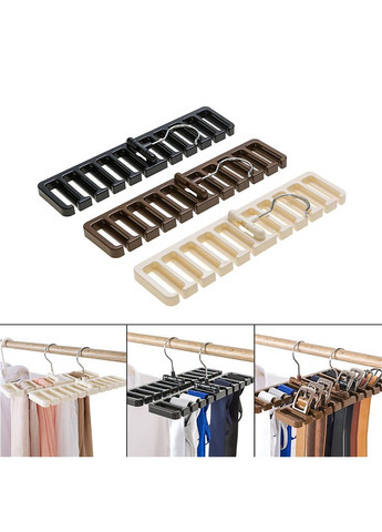 Органайзер для ременів та краваток. Коричневий No Brand (356005086)