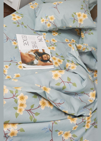 Комплект постільної білизни King Size 220x240 наволочки 4х70х70 Микросатин Premium (MS-820001392) Moon&Star Spring Flower (285717450)