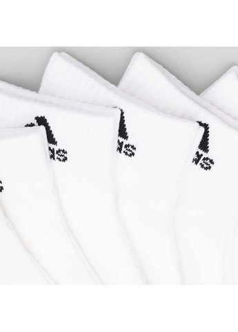 Білі шкарпетки c spw ank 6p білий, чорний adidas однотонні (367585024)