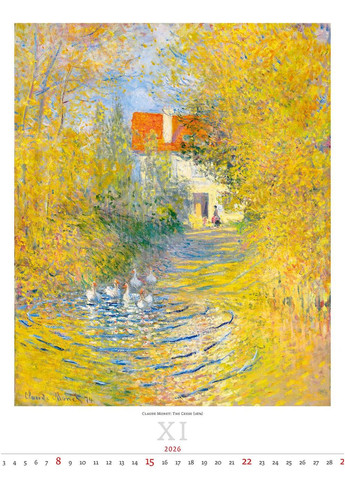 Календар HELMA 2026 45 х 52 см Impressionism Helma 365 (361855114)