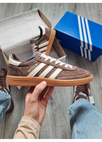 Комбіновані літні кросівки adidas handball spezial earth strata адідас спеціал No Brand