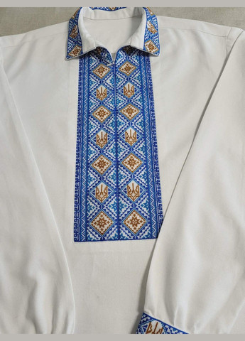 Комбинированная вышиванка ручной работы на домотканом полотне "патриотическая" Hand Made узор украинская символика свободная, прямой хлопок, домотканное полотно (335976665)