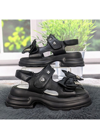 Черные босоножки сандалии детские для девочки Tom.M