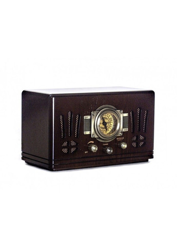 Ретро радіо програвач Daklin Де Голль AM/FM,MP3/ USB/ SD дерево Горіх (RP-057) No Brand (332635789)