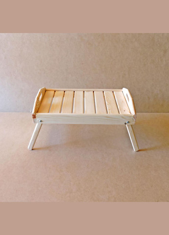 Столик-поднос для завтрака из дерева Аляска бланже (СТП-001701) No Brand (327846401)