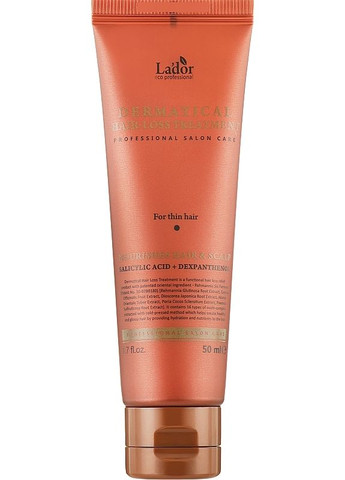Укрепляющая маска для тонких волос - Lador Dermatical Hair-Loss Treatment For Thin Hair 200ml (2-994610) La'dor (369795364)