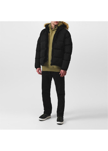 Черный Пуховик Soulcal