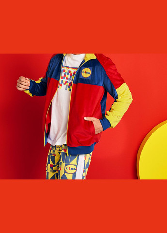 Толстовка велюрова для чоловіка LIDL 426196 Різнобарвний Livergy (316261855)