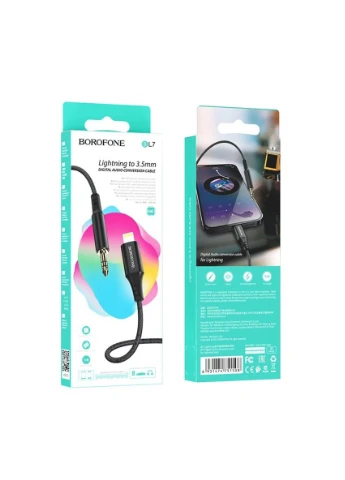 Аудиокабель BL7 Digital Audio conversion cable for iP Black Borofone (298251294)