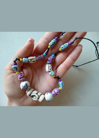 Керамічне намисто ручної роботи №20 Коти&Ангели (302450860)