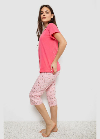 Рожева жіноча піжама з принтом,, 243r19015 Andi