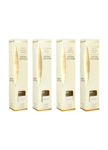 Аромодифузор LUXURY HOME PERFUME Білі квіти Сандал Кашемірове дерево 100 мл 0574 AROMATOP (386243901)