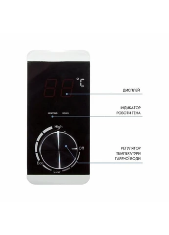 Водонагрівач 50 л SLIM вертикальний, сухий ТЕН 2,0 кВт D50V20J(D)1-K Thermo Alliance (392921523)