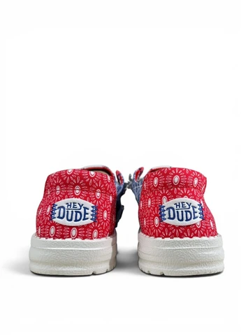 Мокасины Wendy American Bandana (42692-4RD) Размер 39 (US W8) 25.5 см Hey Dude (397311424)