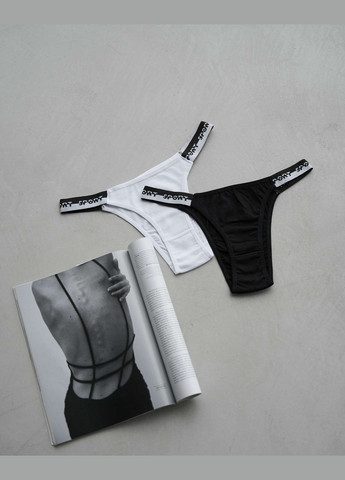 Трусики-танги жіночі однотонні 5 шт. Nicoletta (322126846)