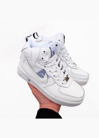 Белые зимние кроссовки air force 1 winter white высокие Nike Air Jordan 1 High